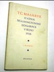 J. b. t. g. masaryk a vznik washingtonské deklarace v říjnu 1918 - náhled