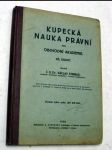 Kupecká nauka právní - náhled