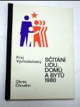 Sčítání lidu, domů a bytů 1980 okres chrudim - náhled