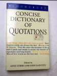 Concise dictionnary of quotations - náhled