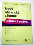 Nový občanský zákoník dědické právo - náhled