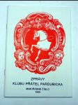 Zprávy klubu přátel pardubicka - mimořádné číslo 1995 - náhled