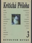 Kritická příloha Revolver Revue 3 - náhled