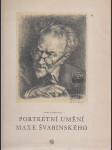 Portrétní umění Maxe Švabinského - Skizza k portrétu Maxe Švabinského  - náhled