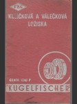 Kuličková a válečková ložiska - KUGELFISCHER  - Ceník 1340 P - náhled