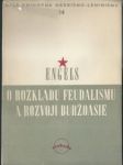 O rozkladu feudalismu a rozvoji buržoasie - náhled