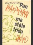 Pan Kaplan má stále třídu rád - náhled