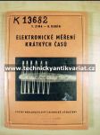 Elektronické měření krátkých časů - náhled