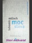 Moc slova - mlčoch lubomír - náhled