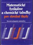 Matematické fyzikálne a chemické tabuľky pre stredné školy - náhled