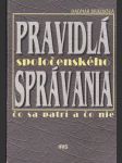 Pravidlá spoločenského správania - náhled