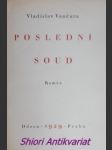 Poslední soud - vančura vladislav - náhled