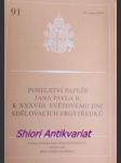 Poselství papeže jana pavla ii. k xxxviii. světovému dni sdělovacích prostředků - jan pavel ii. - náhled