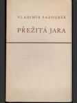 Přežitá jara (s podpisom autora) - náhled