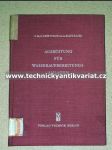 Ausrüstung für Wasseraufbereitungsanlagen - Gutwish, Gastalski (1952) - náhled
