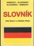 Nemecko slovenský, slovensko nemecký slovník - náhled