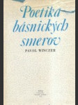 Poetika básnických smerov - náhled