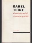 Osvobozování života a poezie - Výbor z díla III. - Studie ze 40. let - náhled