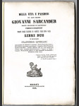 Vita e passione Giovanni Sarcander, Macerata 1856 - náhled