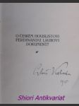 O českém houslistovi ferdinandu laubovi dokumenty - kalvoda alois - náhled