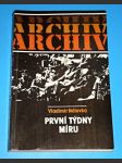 Archiv - První týdny míru - náhled