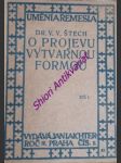 O projevu výtvarnou formou - štech václav vilém - náhled