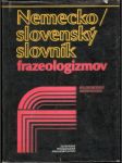 Nemecko - slovenský slovník frazeologizmov - náhled