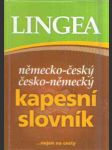 Německo-český, česko-německý kapesní slovník - náhled