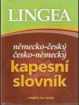 německo-český, česko-německý  kapesní slovník - náhled