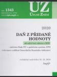 ÚZ č. 1343 - Daň z přidané hodnoty 2020: Úplné znění 2020 - náhled