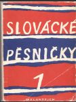 Slovácké pěsničky 1 - náhled