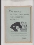 Vitrinka na krásné knihy, vazby a jiné hezké věci, roč. VIII. - náhled