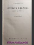 Otokar březina . mládí a přerod genese díla - fraenkl pavel - náhled