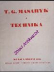 T.g. masaryk a technika - škrach vasil kaprálek - náhled