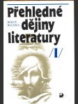 Přehledné dějiny literatury i. - náhled