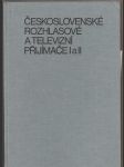Československé rozhlasové a televizní přijímače I a II - náhled