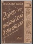 20000 slov anglicko-český česko-anglický slovník mluvené řeči - náhled