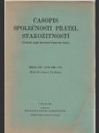 Časopis společnosti přátel starožitností 1-2/1946 - náhled