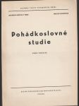 Pohádkoslovné studie - náhled