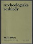 Archeologické rozhledy 1992-3 - náhled