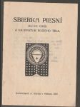 Sbierka piesní ku sv. omši a na sviatok Božieho tela - náhled