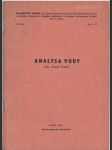 Analysa vody - náhled