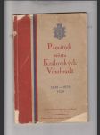 Památník města Královských Vinohradů 1849 - 1879 - náhled