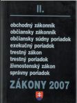 Zákony 2007 obchodný zákonník, občiansky zákonník - náhled