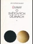 Úvahy o světových dějinách - náhled