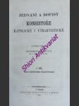 Jednání a dopisy konsistoře katolické a utrakvistické - i. díl - akta konsistoře utrakvistické - borový klement - náhled