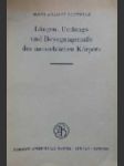 Längen-, umfangs- und bewegungsmaße des meschlichen körpers - náhled