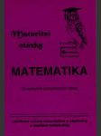 Maturitní otázky matematika 25 podrobně zpracovaných témat - náhled