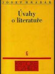 Úvahy o literatuře - náhled