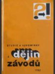 Studie a vzpomínky z dějin závodů 1982 - náhled